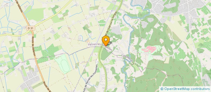 localisation de l'entreprise ASS LES NENUPHARS à PERNES-LES-FONTAINES