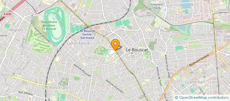 localisation de l'entreprise ASS LES OBLATES DE L ASSOMPTION  LE BOUSCAT