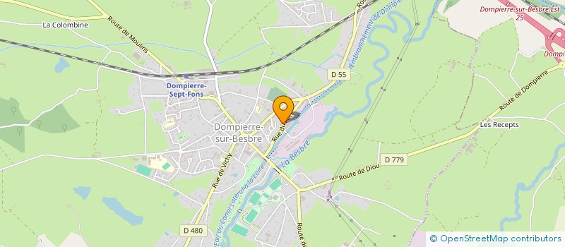 localisation de l'entreprise ASS LES*P'TIT'Z'AMIS à DOMPIERRE-SUR-BESBRE