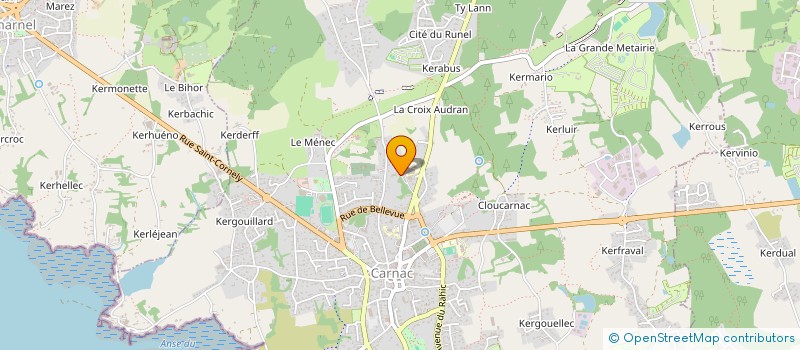 localisation de l'entreprise ASS LES P'TITS LOUPS à CARNAC