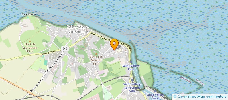 localisation de l'entreprise ASS LES P'TITS MOUSSES  SAINT-VALERY-SUR-SOMME