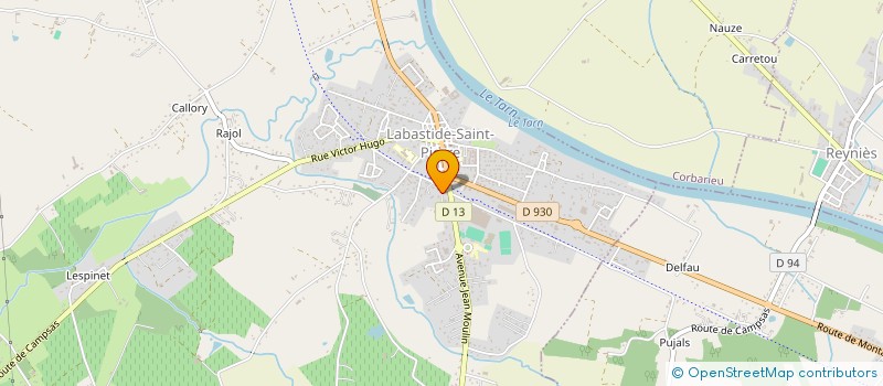 localisation de l'entreprise ASS LES P'TITS PIERROTS à LABASTIDE-SAINT-PIERRE
