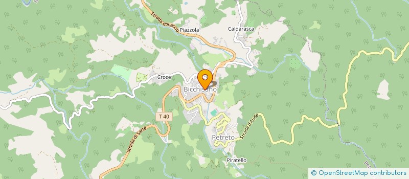 localisation de l'entreprise ASS LES PARTENAIRES DU COLLEGE à PETRETO-BICCHISANO
