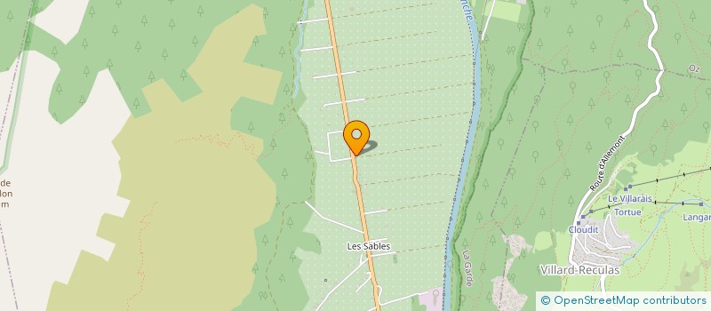 localisation de l'entreprise ASS  LES PECHEURS DE BOURG D OISANS  LE BOURG D'OISANS