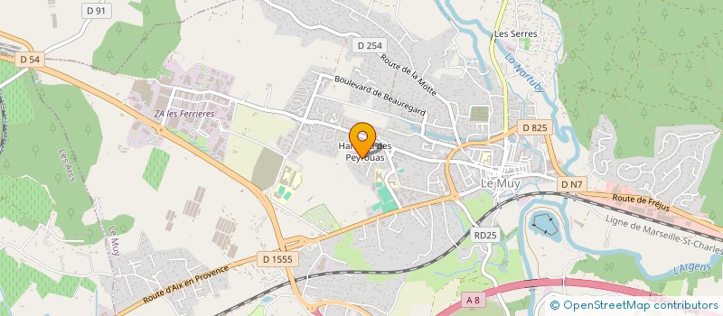 localisation de l'entreprise ASS LES PETITS DIABLES à LE MUY