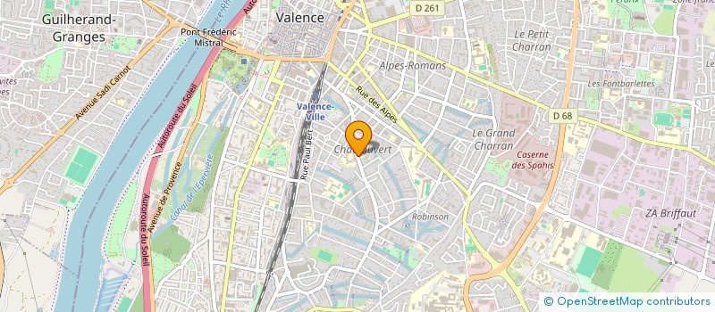 localisation de l'entreprise ASS LES POTIERS AMATEURS VALENTINOIS à VALENCE