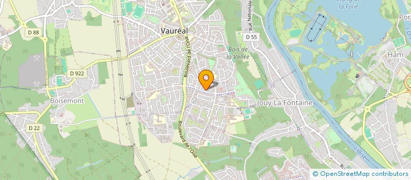 localisation de l'entreprise ASS  LES PRAIRIALES à VAUREAL