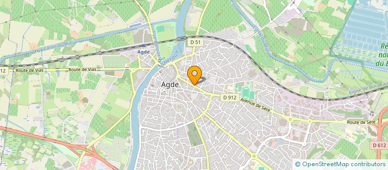 localisation de l'entreprise ASS LES PROFS DE L'IMMO AGATHOIS à AGDE