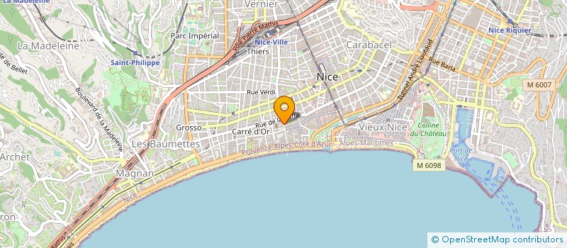 localisation de l'entreprise ASS LES PUBLICATIONS DU NOUVEAU MONDE à NICE