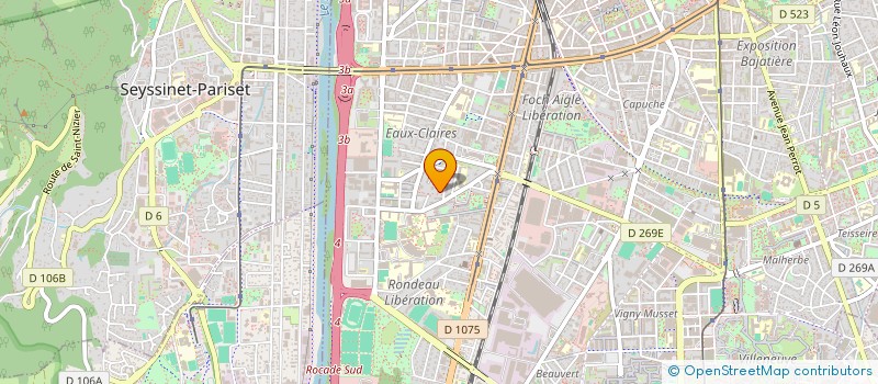 localisation de l'entreprise ASS LES RATS CONTEURS à GRENOBLE