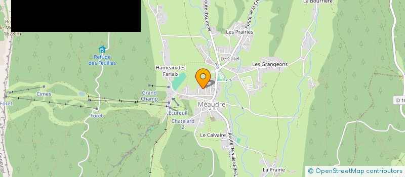 localisation de l'entreprise ASS  LES RESCAPES DE LA COOP  4 MONTAGNE  AUTRANS-MEAUDRE EN VERCORS