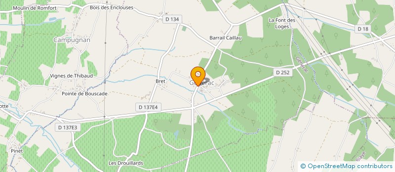 localisation de l'entreprise ASS LES ROBINSONS à GENERAC