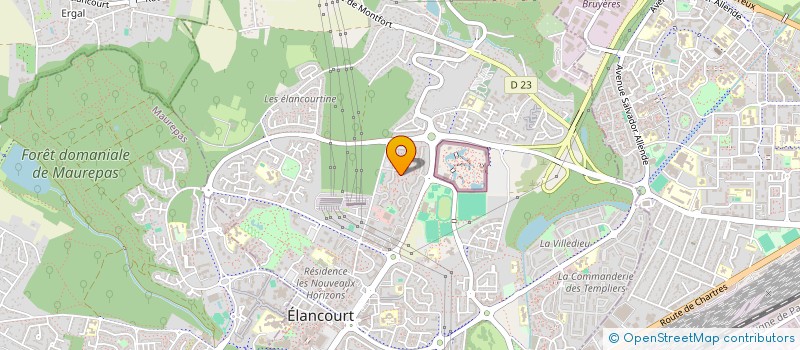 localisation de l'entreprise ASS LES ROULOTTES DE L ESPOIR à ELANCOURT