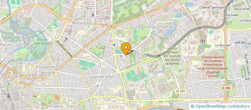 localisation de l'entreprise ASS LES SPIRALES  RENNES