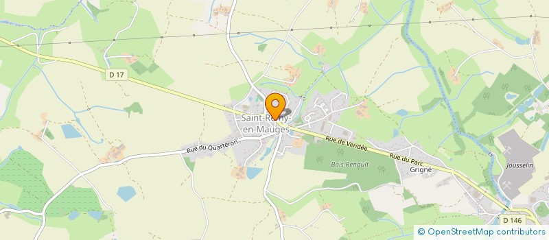 localisation de l'entreprise ASS LES TISSERANDS 1901  MAUGES-SUR-LOIRE