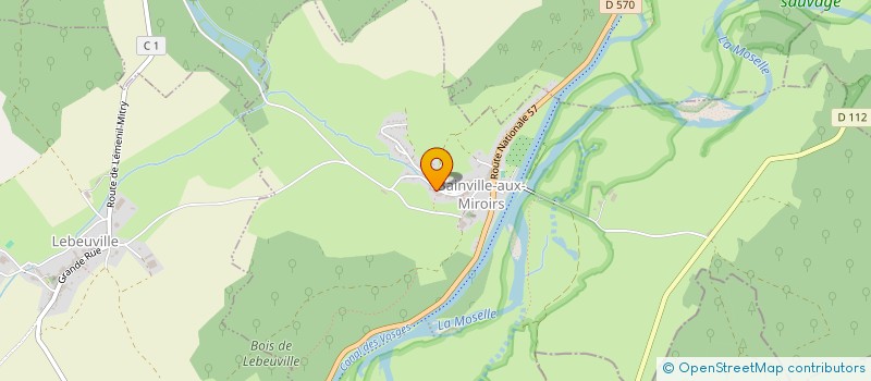 localisation de l'entreprise ASS LES TROIS VISAGES DE ZITOUNE  BAINVILLE-AUX-MIROIRS