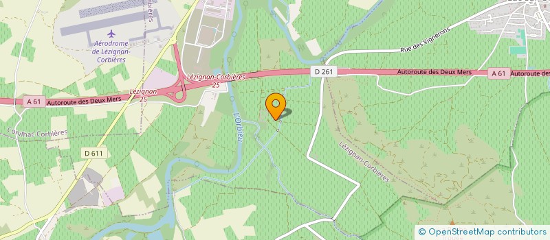 localisation de l'entreprise ASS LES VISITEURS DU SOIR à LEZIGNAN-CORBIERES