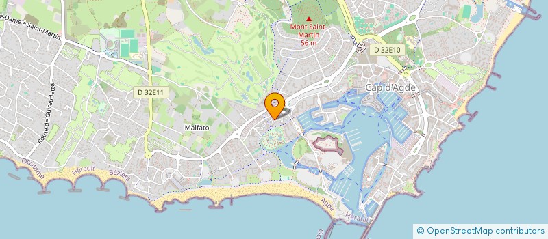 localisation de l'entreprise ASS LES VOIX D OC ET DE MEDITERRANEE  AGDE