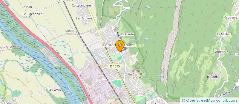 localisation de l'entreprise ASS  LES VOIX DU CHANT FLAMENCO à FONTANIL-CORNILLON