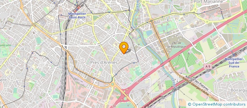 localisation de l'entreprise ASS LES ZICONOFAGES AZ à MONTPELLIER