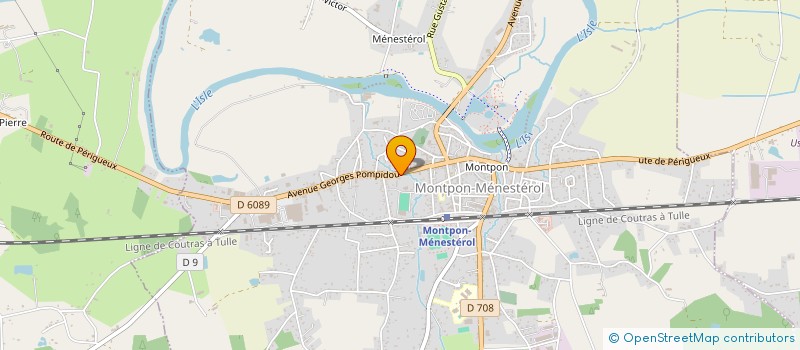 localisation de l'entreprise ASS LETTRE OUVERTE  MONTPON-MENESTEROL