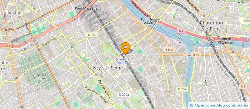 localisation de l'entreprise ASS LEVY BETITE FREROT PHAN  IVRY-SUR-SEINE