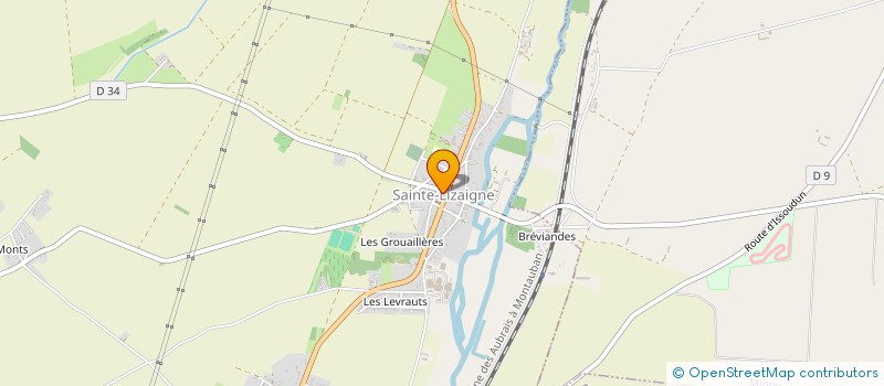 localisation de l'entreprise ASS LIAISON AIDES DOMICILE ISSOUDUN NORD à SAINTE-LIZAIGNE