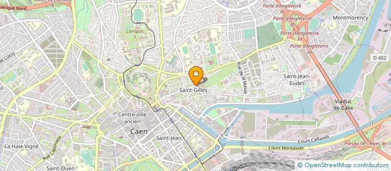 localisation de l'entreprise ASS LIAISON EUROP.RAPIDE TRAIN ESTUAIRES à CAEN