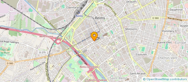 localisation de l'entreprise ASS LIAISON INDUSTRIEL ART SOCIETE  REIMS