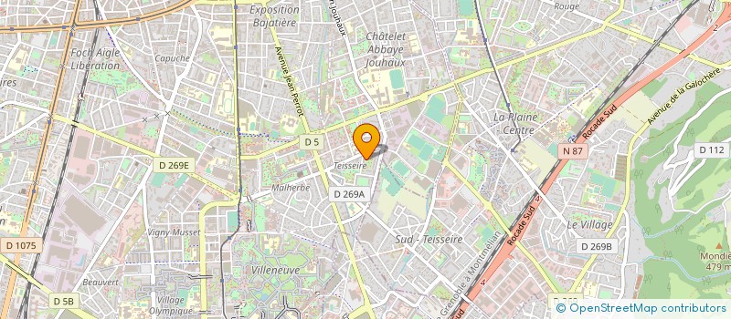localisation de l'entreprise ASS LIAISON ISERE COMITE ENTRE SIMILAIRE à GRENOBLE