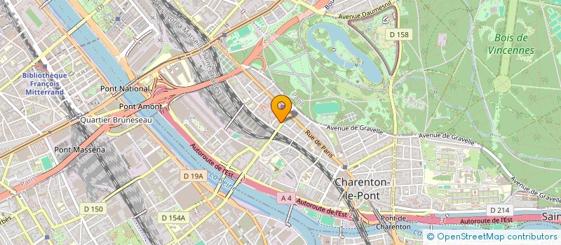 localisation de l'entreprise ASS LIBERTE EGALITE DES SOINS  CHARENTON-LE-PONT