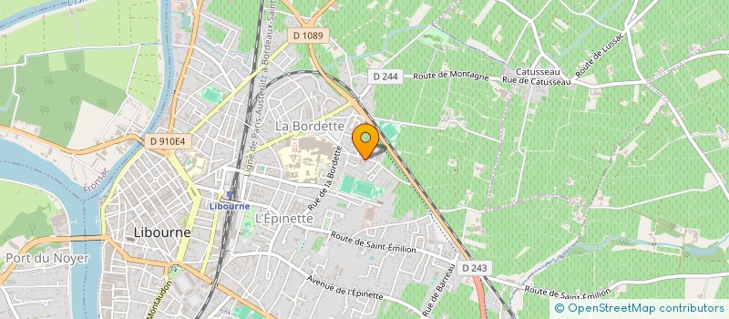 localisation de l'entreprise ASS LIBOURNAISE SERVICE AUX PERSONNES à LIBOURNE