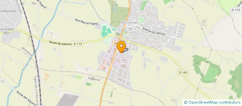 localisation de l'entreprise ASS LIBRAIRES EDITEURS EVANGELIQUES FR  MONTELIER