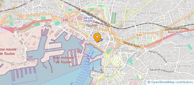 localisation de l'entreprise ASS LIBRE BASEE AIRE TOULON REGIE ORGAN à TOULON