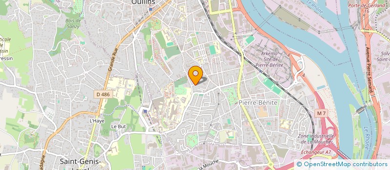 localisation de l'entreprise ASS LIBRE DU GRAND PERRON à OULLINS-PIERRE-BENITE