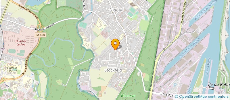 localisation de l'entreprise ASS LIBRE EXPRES DEMOC ANIM SOCIALE CULT  STRASBOURG