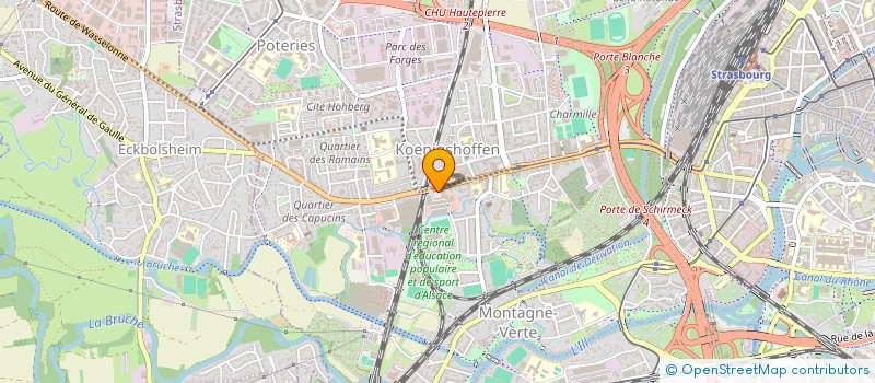 localisation de l'entreprise ASS LIBRE OBJET CREATIONS DANS LA CITE à STRASBOURG