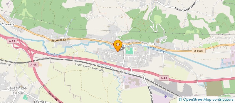 localisation de l'entreprise ASS  LIBRES ET SOLIDAIRES  LA TOUR-DU-PIN