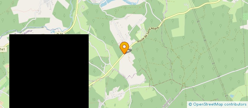 localisation de l'entreprise ASS LIEU D'ACCEUIL LES GRANGES  LIORAC-SUR-LOUYRE