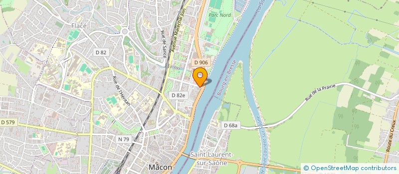 localisation de l'entreprise ASS  LIEUTENANTS  LOUVETERIE DE SAONE-ET-LOIRE à MACON