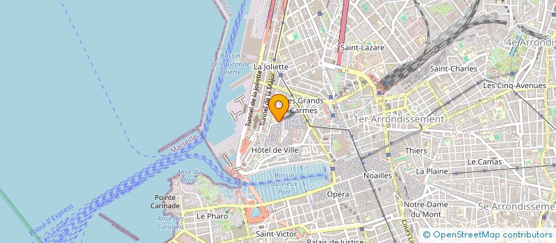 localisation de l'entreprise ASS LIGNE OBLIQUE à MARSEILLE