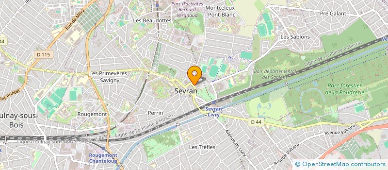 localisation de l'entreprise ASS LIGUE ILE DE FRANCE MOVING à SEVRAN