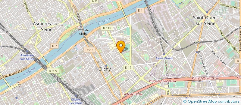 localisation de l'entreprise ASS LIGUE INTER CONTRE RACIS ET ANTISEM à CLICHY