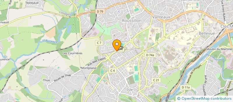 localisation de l'entreprise ASS LIM AIDE INSUFFISANTS RESPIRATOIRES à LIMOGES