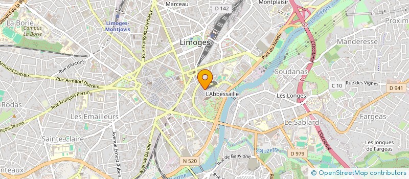 localisation de l'entreprise ASS LIMOUSINE DE PROTECTION ANIMALE à LIMOGES