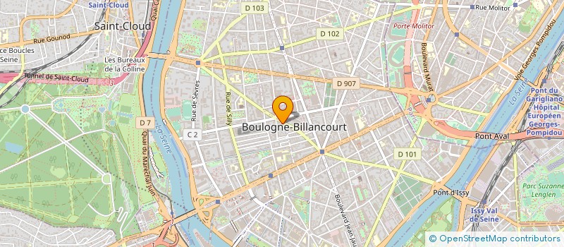 localisation de l'entreprise ASS LION'S CLUB DE BOULOGNE ORGANISATIO à BOULOGNE-BILLANCOURT