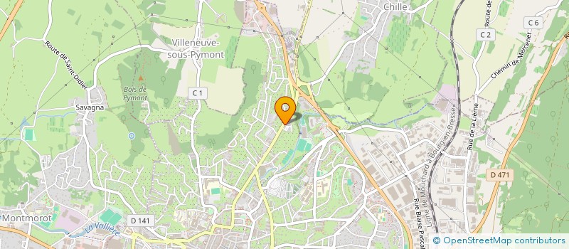 localisation de l'entreprise ASS LIONS CLUB à LONS-LE-SAUNIER
