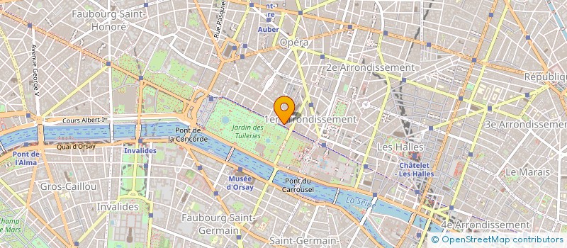 localisation de l'entreprise ASS  LIONS CLUB DE PARIS PALAIS ROYAL  PARIS