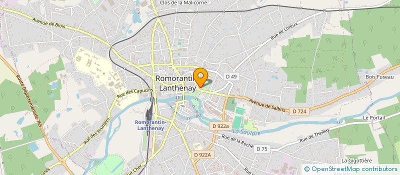 localisation de l'entreprise ASS LIONS CLUB ROMORANTIN-SOLOGNE à ROMORANTIN-LANTHENAY