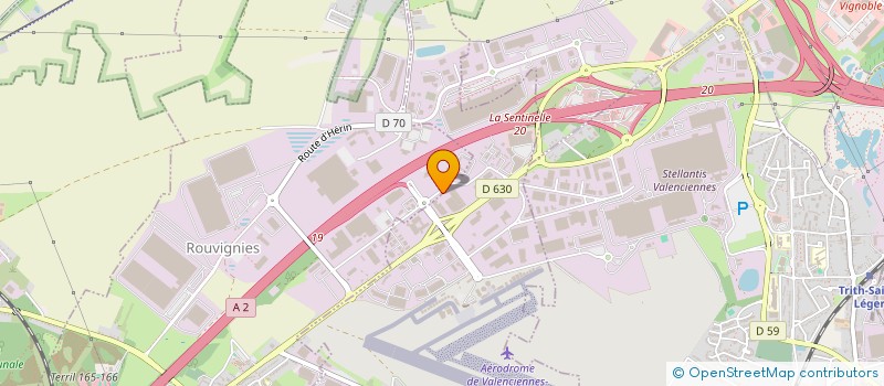 localisation de l'entreprise ASS LIONS CLUB VALLEE DE L ESCAUT  ROUVIGNIES